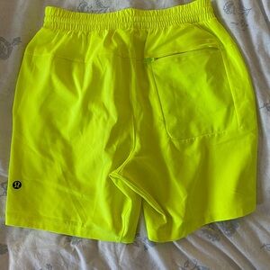 lululemon athletica Neon Yellow Men's Shorts